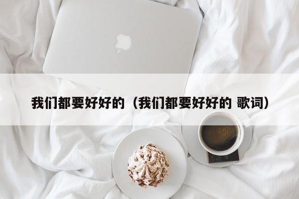 我们都要好好的（我们都要好好的 歌词）